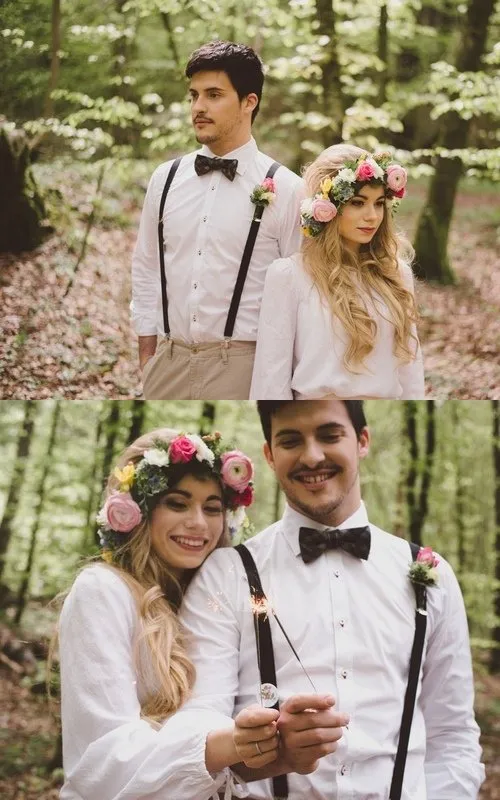 9 Inspirasi Pesta Pernikahan A la Boho-Hippie, Buat Kalian Calon Pengantin yang Mencintai Alam 14