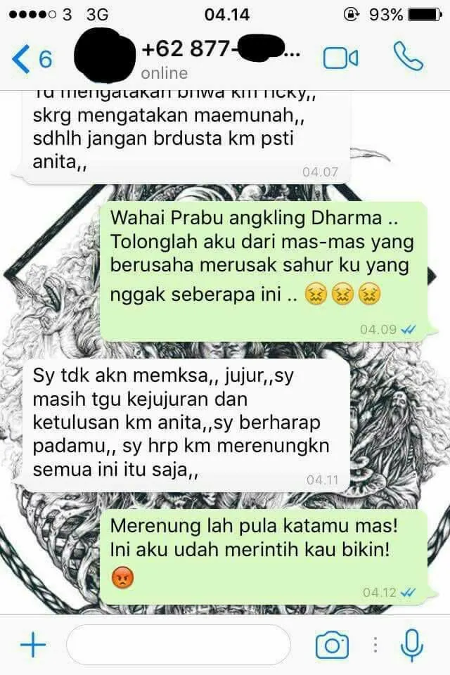 Kocak! Cowok ini Dapat Chat Salah Sambung yang Ngeyel Kalau Dirinya Adalah Anita. Cobaan Pas Sahur~ 14