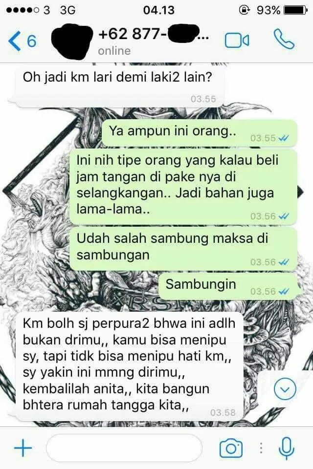Kocak! Cowok ini Dapat Chat Salah Sambung yang Ngeyel Kalau Dirinya Adalah Anita. Cobaan Pas Sahur~ 11