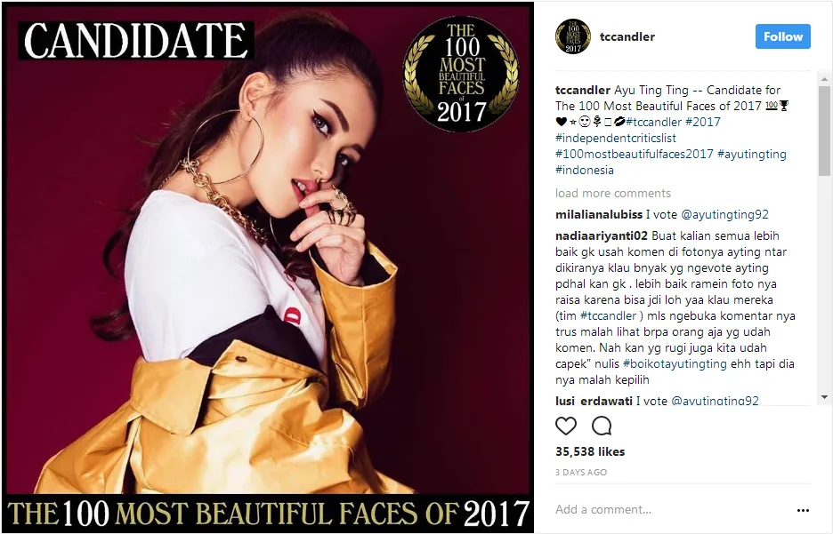 5 Artis Indonesia Masuk Nominasi 100 Wanita Tercantik Dunia. Nomer Terakhir Gimana Menurut Kalian? 10