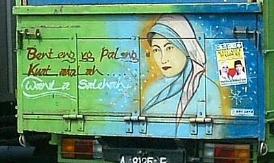 Kontras Dengan Image Supirnya yang Garang, Tulisan di Truk Ini Justru Melankolis. Asli Kocak Ini! 23