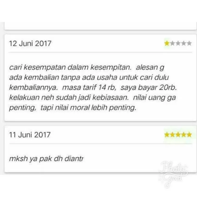 Cuma Masalah Uang 6 Ribu, Sopir Ojek Online Ini Harus Kehilangan Saldo Sebanyak 1 Juta, Malang :( 5