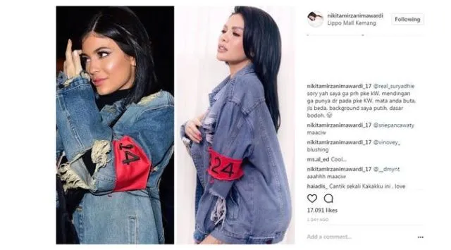Kesalnya Nikita Mirzani Karena Jaketnya Dibilang KW, Mirip atau Sama Sih dengan Punya Kylie Jenner? 5