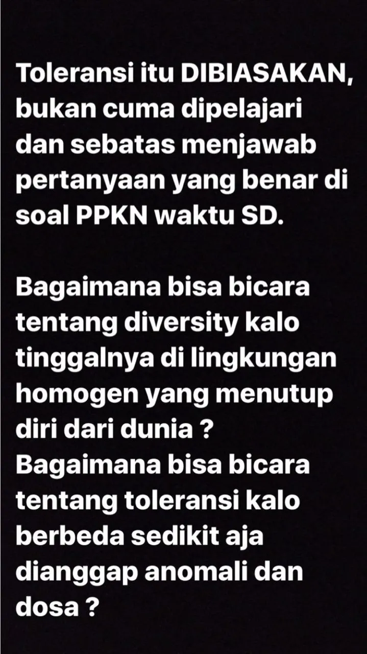 5 IG Stories Soal Toleransi Ini Layak Jadi Seviral Status Facebook Afi 6