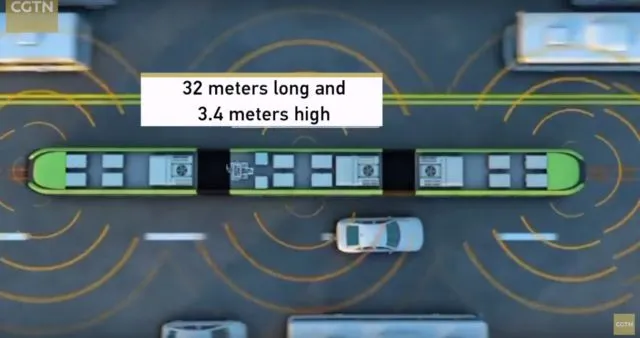 Wow! Tanpa Masinis dan Tidak Butuh Rel, Kereta Hybrid Buatan Cina Ini Bakal Diluncurkan Tahun 2018 5