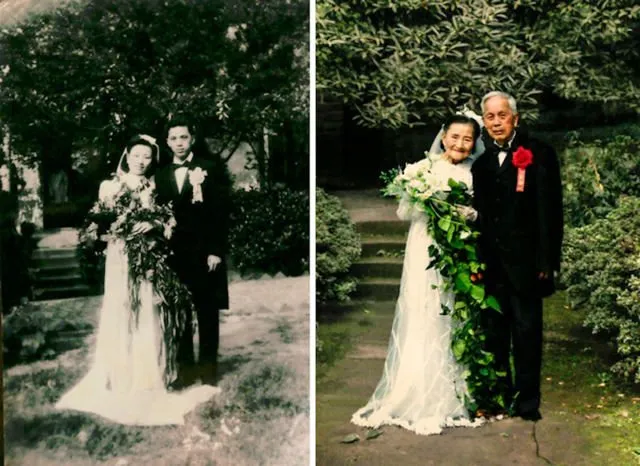 11 Foto Dulu dan Sekarang Pasangan-Pasangan Ini Adalah Bukti Adanya Cinta Sejati. Duh Bikin Iri 22