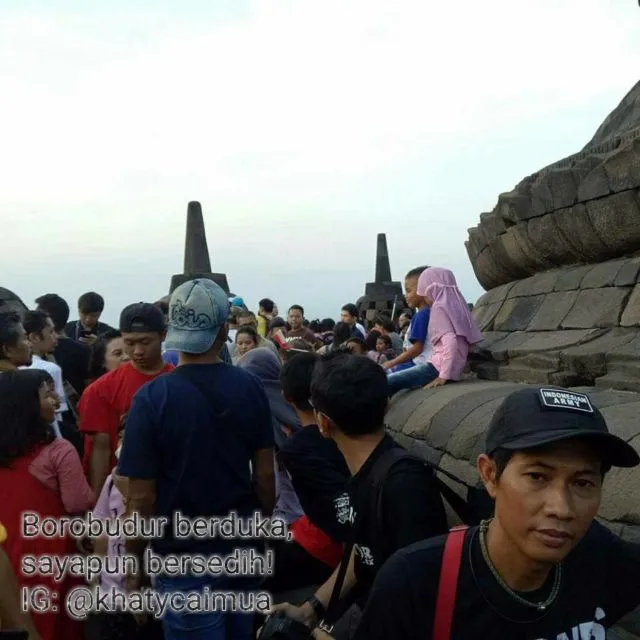 Netizen Ini Protes Tentang Kelakuan Buruk Turis di Candi Borobudur. Ternyata Banyak yang Nggak Sepakat! 7