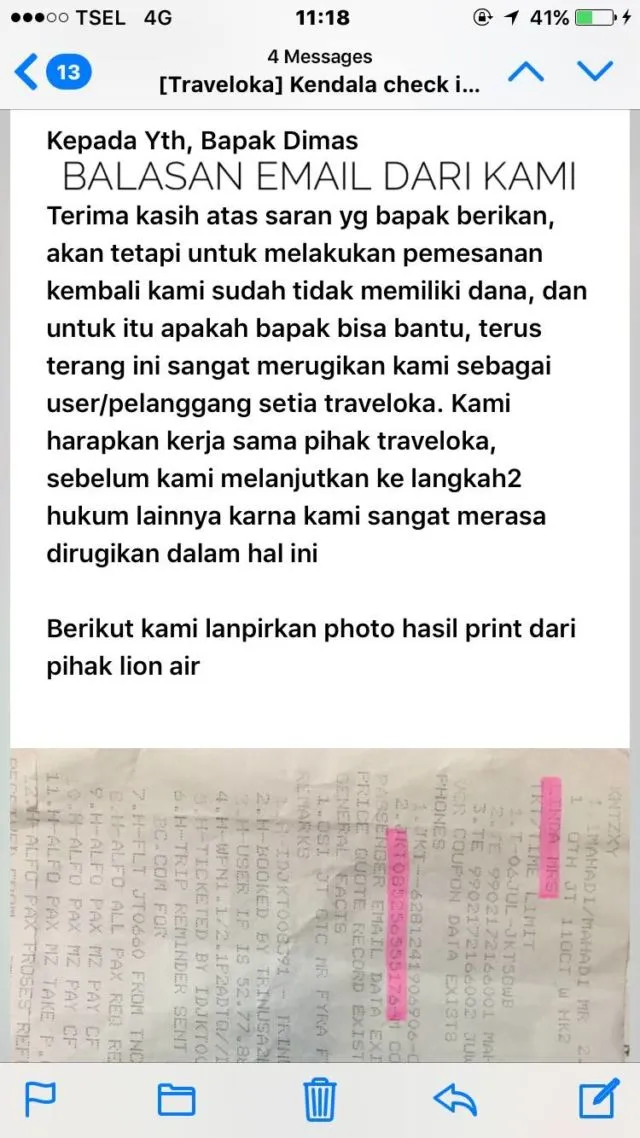 Ada yang Beli Tiket Lion Air Via Traveloka, Eh Gagal Pakai Karena Katanya Udah Di-refund, Bingung :( 9