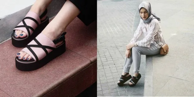 18 Serba-serbi Sandal Platform Lucu yang Bikin Kamu Tampak Tinggi. Sudah Punya Belum? 23