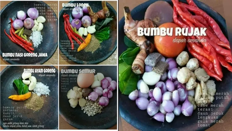 Kumpulan Bumbu Masakan Sehari-hari yang Jadi Andalan. Layak Simpan!