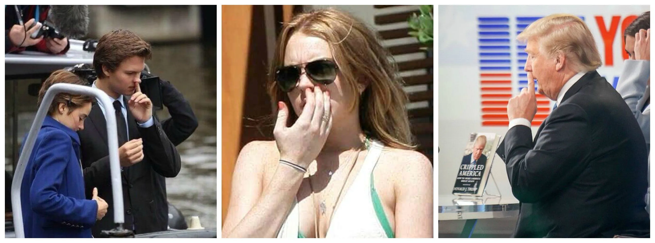 Artis Dunia Juga Manusia. Simak 15 Foto Kocak Saat Mereka Tertangkap Kamera Sedang Mengupil!