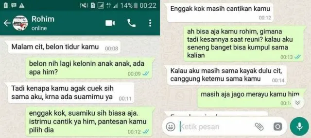 Sudah Sama-Sama Berkeluarga, Tapi Masih Saja Coba PDKT sama Mantan Pas Reunian. Ya, Begini Jadinya~ 4
