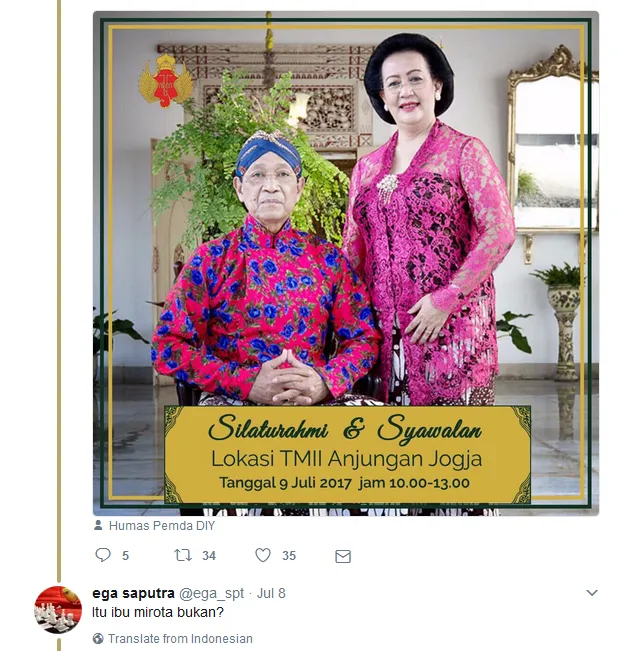 Permaisuri Sultan HB X Kok Dibilang ‘Ibu Mirota (Raminten)’, Dibalas Balik Sama Netizen: ‘Your Eyes’ 6
