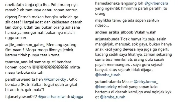 Tempat Bersejarah Diinjak Pas Syuting, Putri Raja Yogyakarta Sampai Turun Tangan Ikut Menegur Lho 6