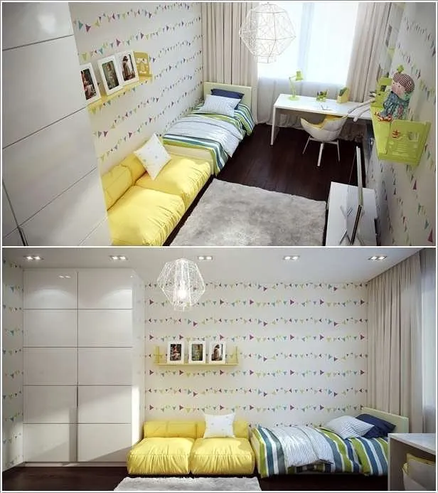 16 Inspirasi Kamar Single Bed yang Lucu dan Nyaman. Cocok Buatmu Anak Kostan, Atau yang Tidurnya Masih Sendirian 31
