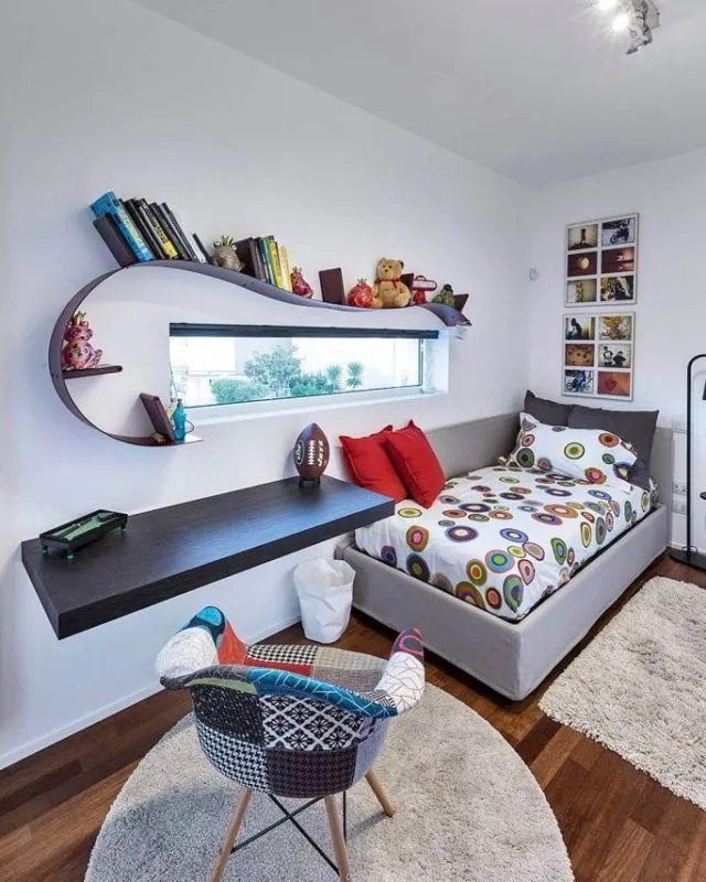 16 Inspirasi Kamar Single Bed yang Lucu dan Nyaman. Cocok Buatmu Anak Kostan, Atau yang Tidurnya Masih Sendirian 32