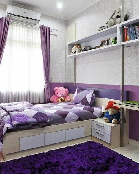 16 Inspirasi Kamar Single Bed yang Lucu dan Nyaman. Cocok Buatmu Anak Kostan, Atau yang Tidurnya Masih Sendirian 20