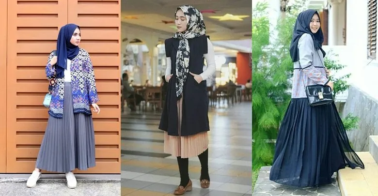 12 Inspirasi Rok Rempel Untukmu yang Berhijab. Inilah Kunci Tampil Menawan dalam Sekejap