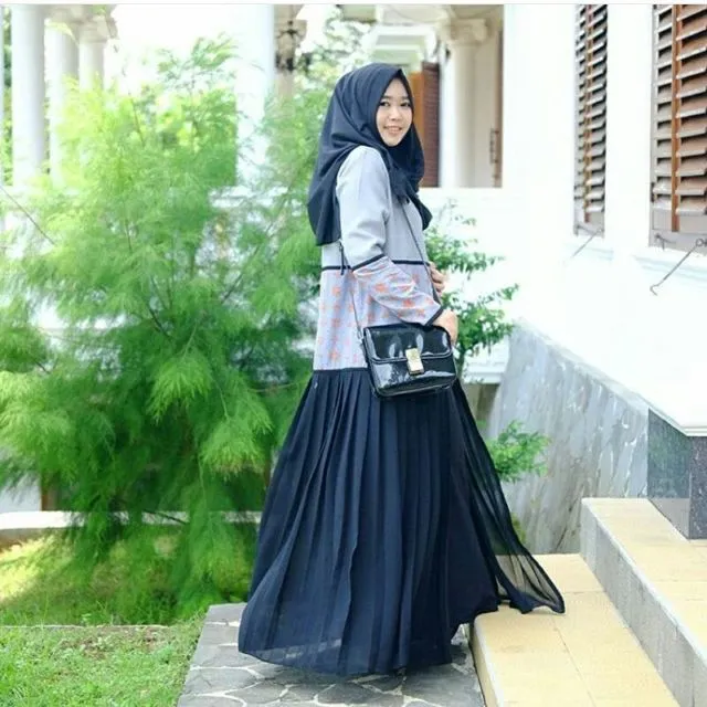 12 Inspirasi Rok Rempel Untukmu yang Berhijab. Inilah Kunci Tampil Menawan dalam Sekejap 21