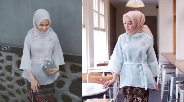 Ini Lho, Hijab Organza Berbahan Mirip Kaca Mengilap yang Lagi Ngetren di Kalangan Hijaber 26