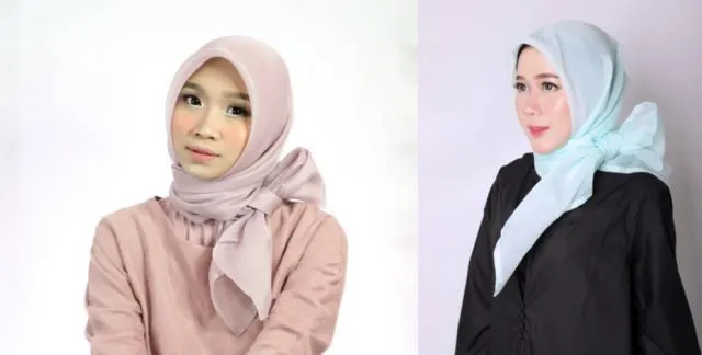 Ini Lho, Hijab Organza Berbahan Mirip Kaca Mengilap yang Lagi Ngetren di Kalangan Hijaber 20
