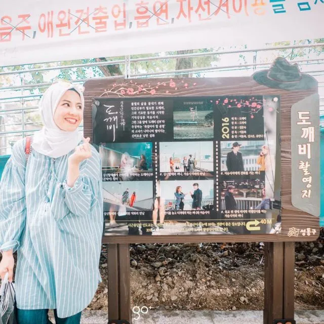 Natasha Riski ke Korea Demi Kunjungi Lokasi Syuting Goblin. Istri Desta Ini Pecinta Drama Ternyata 20