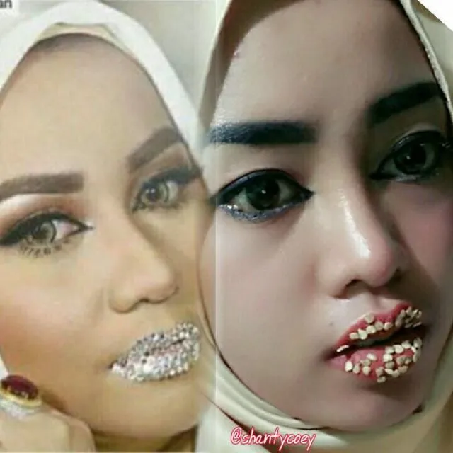 Kumpulan Foto Parodi Anniesa Hasibuan Pas Pakai Kristal Swarovski. Asli Kocak-Kocak dan Bikin Ngakak 15