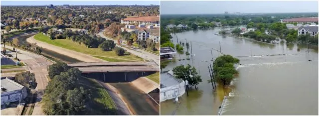 Amerika Dilanda Bencana Hebat. 9 Potret Kerusakan Topan Harvey Ini Bukti Besarnya Kekuatan Alam 12
