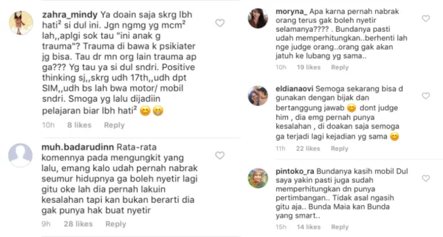 Maia Menghadiahi Dul Mobil untuk Ultah ke-17. Warganet Malah Debat Soal Insiden Maut 4 Tahun Lalu 8