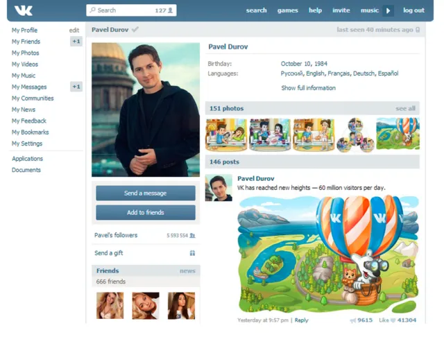 Kesuksesan Pavel Durov, 'Mark Zuckerberg' Rusia yang Nggak Cuma Tampan, Tapi Super Konsisten 5