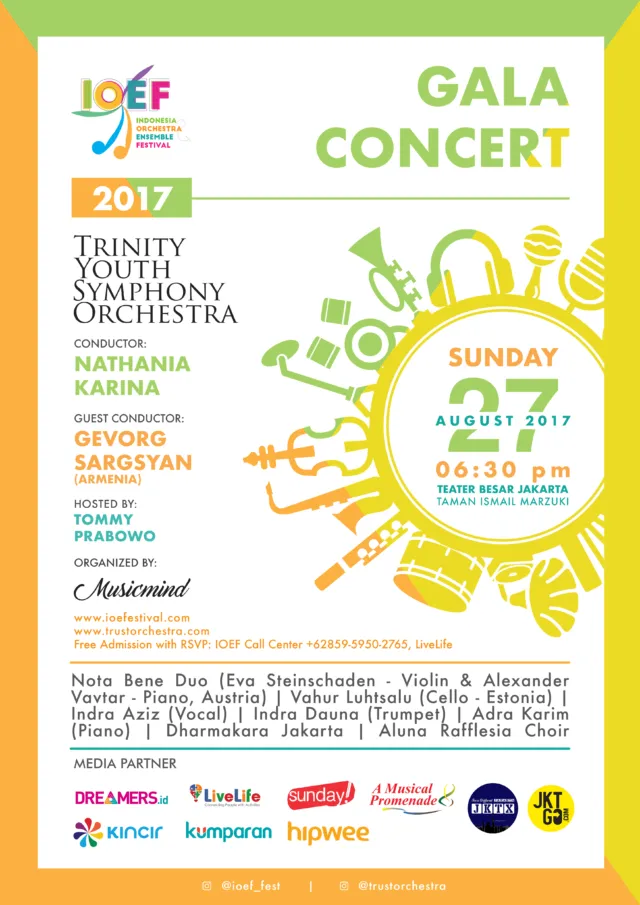 IOEF; Acara Musik Orkestra Khusus Untukmu yang Ingin Menghilangkan Galau dan Penat 1