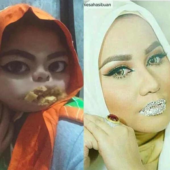 Kumpulan Foto Parodi Anniesa Hasibuan Pas Pakai Kristal Swarovski. Asli Kocak-Kocak dan Bikin Ngakak 18