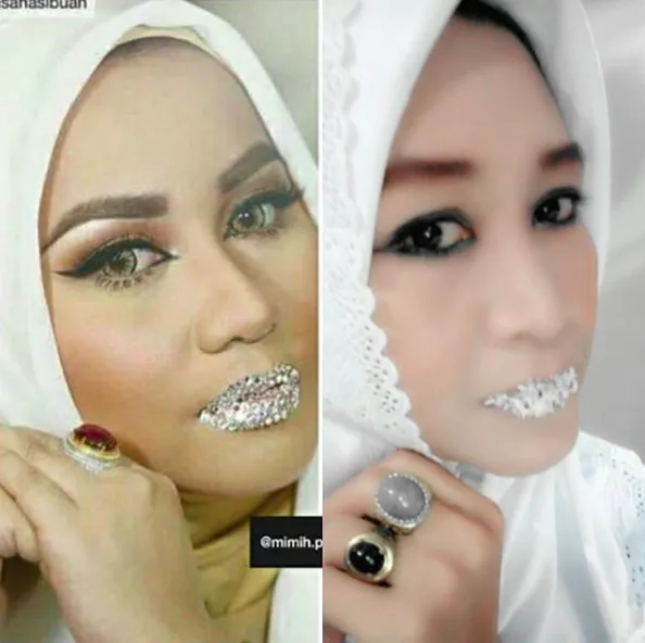 Kumpulan Foto Parodi Anniesa Hasibuan Pas Pakai Kristal Swarovski. Asli Kocak-Kocak dan Bikin Ngakak 20