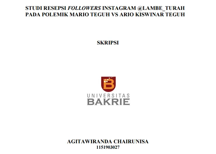 9+ Nama Selebritas ini Pernah Dicatut dalam Skripsi para Mahasiswa. Judulnya Bikin Kelihatan Intelek! 20