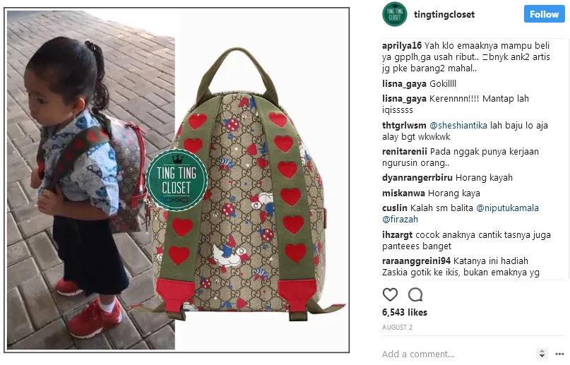 Bilqis, Anak Tunggal Ayu Tingting Punya Barang-Barang Mahal. Ini Kata Psikolog Anak dan Warganet 4