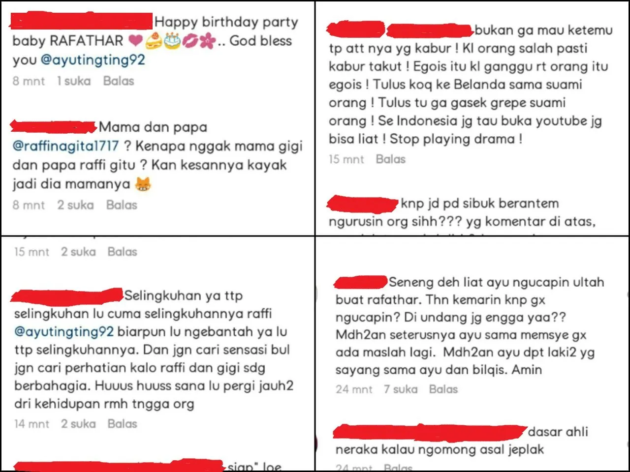 Rafathar Ulang Tahun, Warganet Malah Ribut Ngurusin Komennya Ayu Tingting. Nggak Masuk Akal! 8