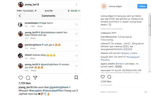 Young Lex Difolback dan Dikomentari Jay Park, Netizen Malah Nyinyir Bilang si Artis Korea Lagi Mabuk 4