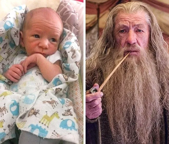 10 Bayi yang Mirip Banget Mukanya Sama Para Artis. Orang Bakalan Mikir Mereka Punya Hubungan Darah 14