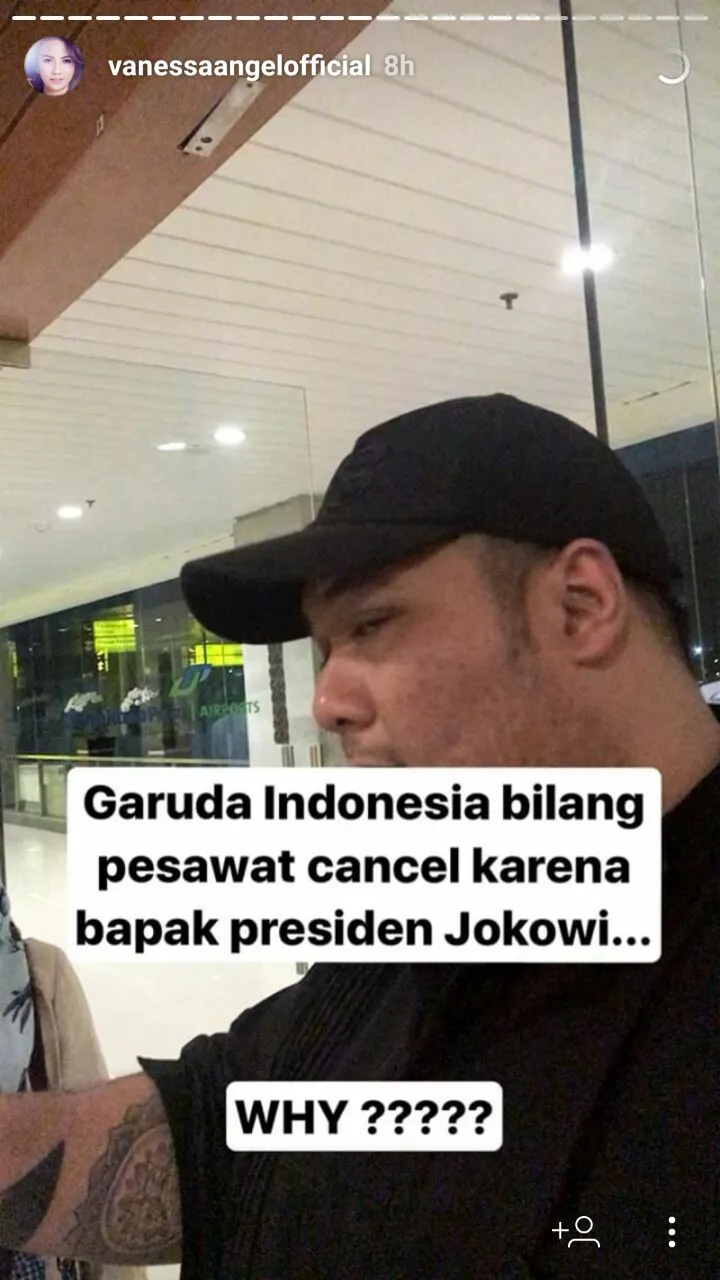 Artis Vanessa Angel Ngamuk di Sosmed karena Penerbangan Dibatalkan. Presiden Jokowi pun Disalahkan! 4