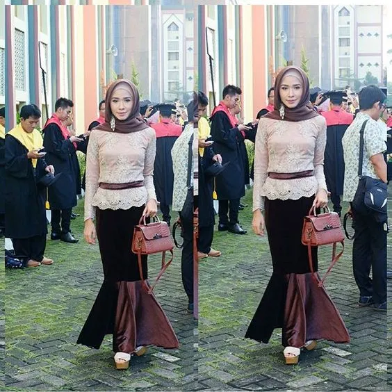 12 Inspirasi Rok Mermaid. Inilah Tren Terkini Gaya Bawahan Ala Putri Duyung Untukmu yang Berhijab 22