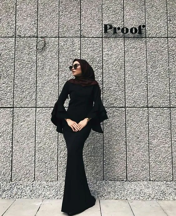 12 Inspirasi Rok Mermaid. Inilah Tren Terkini Gaya Bawahan Ala Putri Duyung Untukmu yang Berhijab 19