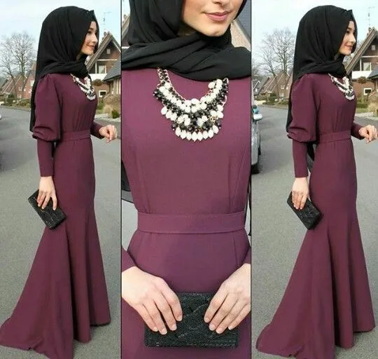 12 Inspirasi Rok Mermaid. Inilah Tren Terkini Gaya Bawahan Ala Putri Duyung Untukmu yang Berhijab 20