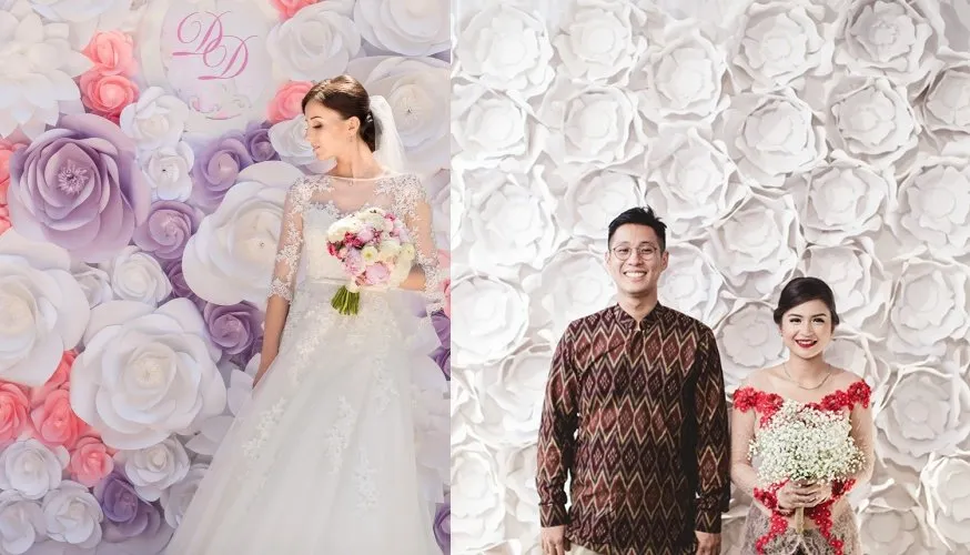 Tren Bunga Kertas untuk Backdrop Lamaran atau Pelaminan yang Manis Banget! Simak 15 Inspirasinya