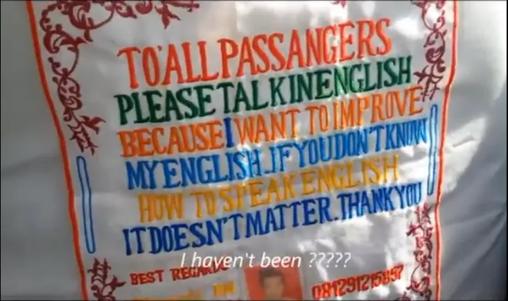 Video Sopir Taksi Belajar Bahasa Inggris Ini Layak Viral. Pelajaran Berharga Buat Anak Muda! 2