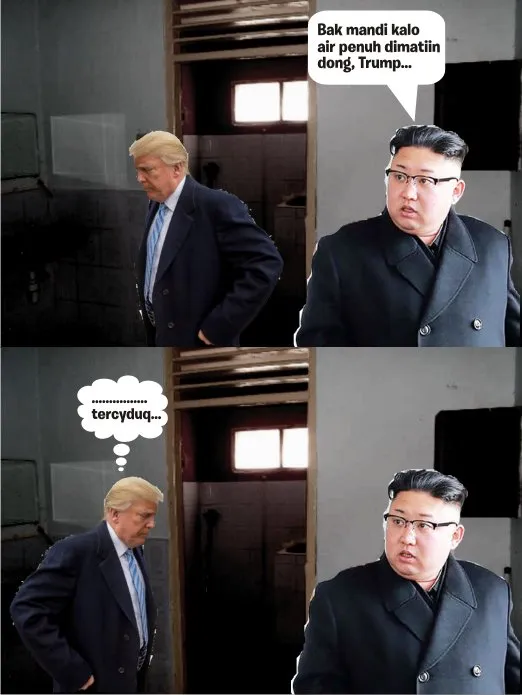 Seandainya Donald Trump dan Kim Jong Un Satu Kosan, Mungkin Kehidupan Sehari-Harinya Kayak Gini~ 10