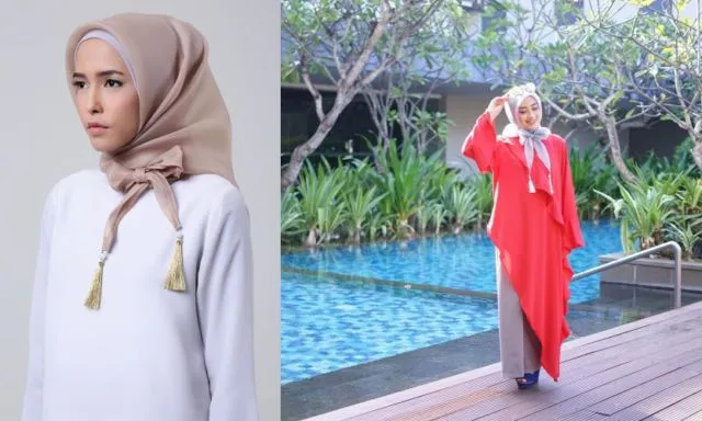 Ini Lho, Hijab Organza Berbahan Mirip Kaca Mengilap yang Lagi Ngetren di Kalangan Hijaber 25