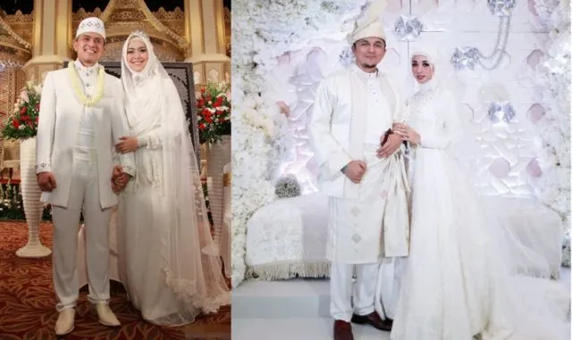 19+ Inspirasi Model Kebaya Akad Nikah Putih Simple 28