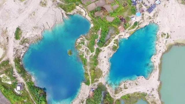 Telaga Biru Cigaru, Danau Berwarna Biru yang Sejuk Dipandang. Destinasi yang Nge-Hits di Tangerang! 10