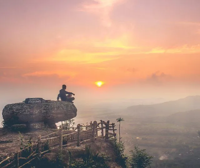 keindahan diatas bukit