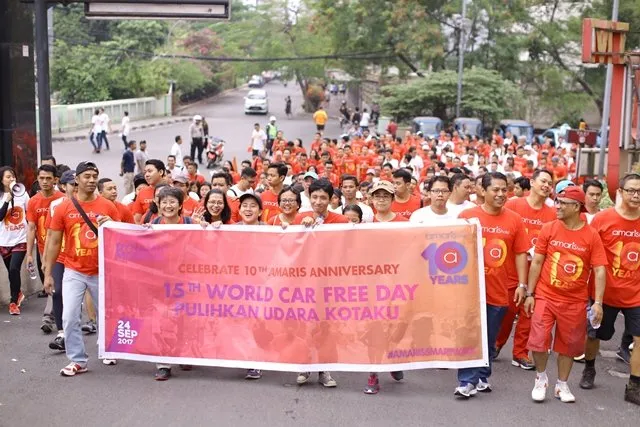 Fun Walk Bersama Amaris Hotel di Hari Jadinya yang Ke-100. Seru!